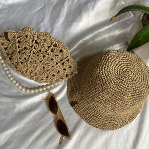 قیمت ارزان ست کیف و کلاه صدف