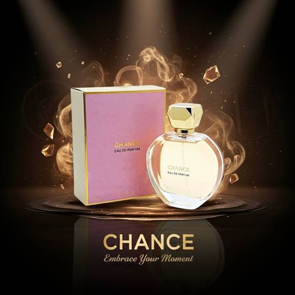 عطر خنک و شیرین اصل امارات زنانه شنل چنس فراگرنس ورد - 100 میل رایحه گلی