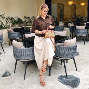 مشخصات شومیز باکسی زنانه مدل آنیل (کالکشن فروزان نریمیسا)