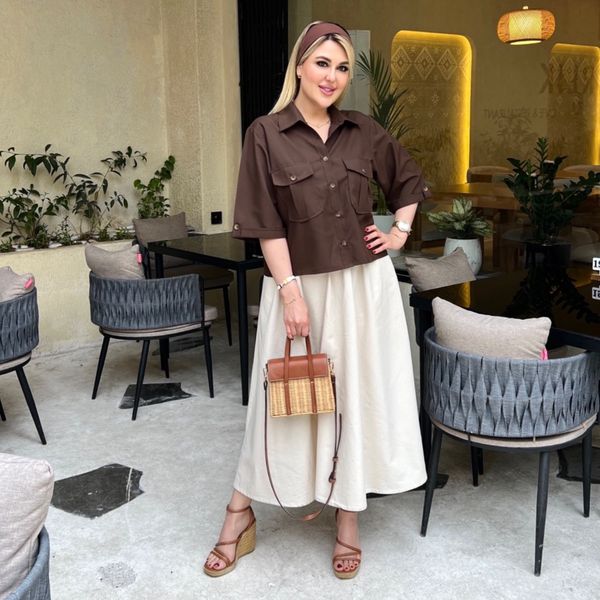 شومیز باکسی زنانه مدل آنیل (کالکشن فروزان نریمیسا)