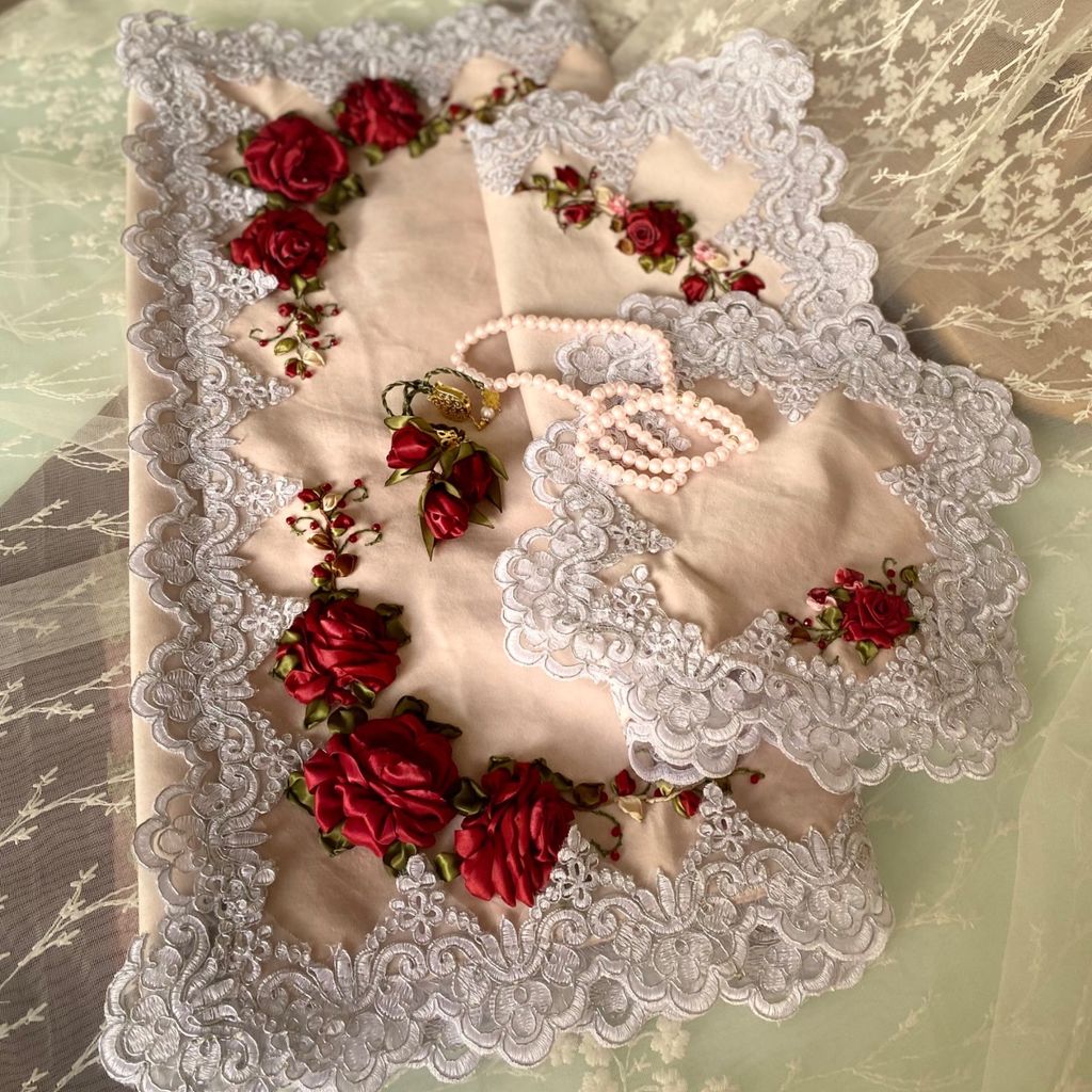 فروش اینترنتی سجاده و جانماز عروس مدل بهار