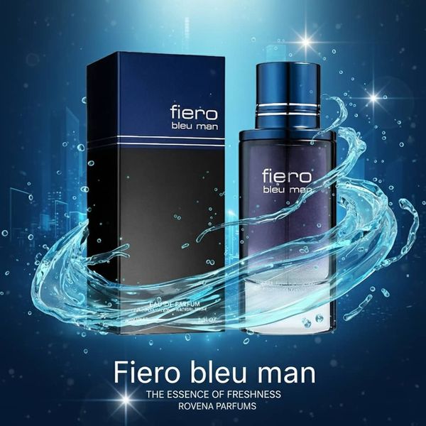 عطر خنک و تند کمیاب اصل امارات مردانه فیرو بلو من فراگرنس ورد - 100 میل