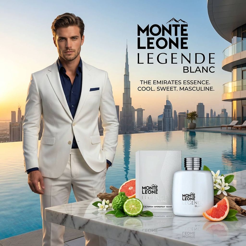 مشخصات عطر خنک و شیرین خاص اصل امارات مردانه مونت بلنک لجند اسپریت فراگرنس ورد