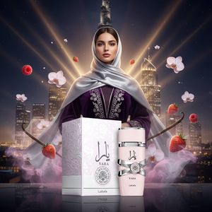 عطر فوق لاکچری اصل امارات زنانه یارا صورتی لطافه - با هولوگرام 3 بعدی اصل