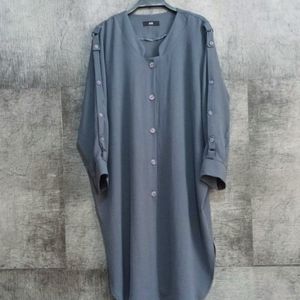 قیمت مانتو دکمه ای بهار تا سایز 58