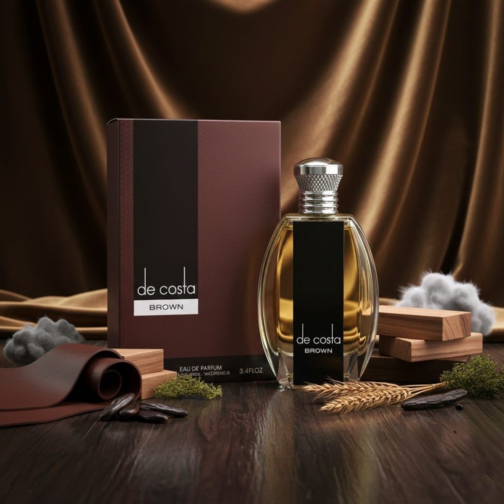 خرید اینترنتی عطر ادکلن مردانه دانهیل قهوه ایی فراگرنس ورد مدل د کاستا براون