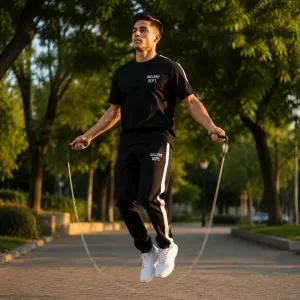 خرید اینترنتی قیمت ست تیشرت و شلوار مردانه بنگال کش مدل Gallery Dept