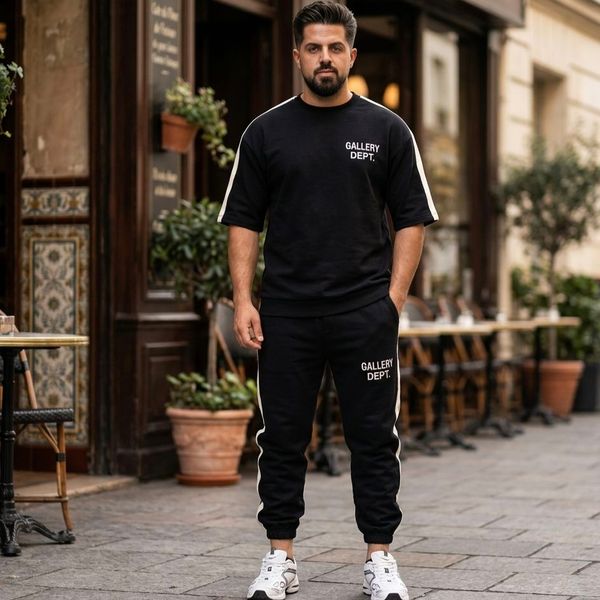 ست تیشرت و شلوار مردانه بنگال کش مدل Gallery Dept
