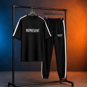 خرید اینترنتی قیمت ست تیشرت و شلوار مردانه بنگال کش مدل Reprent