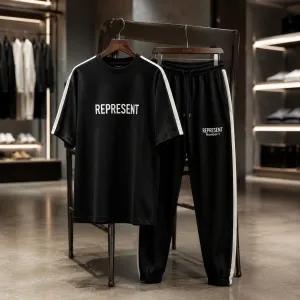 خرید اینترنتی قیمت ست تیشرت و شلوار مردانه بنگال کش مدل Reprent
