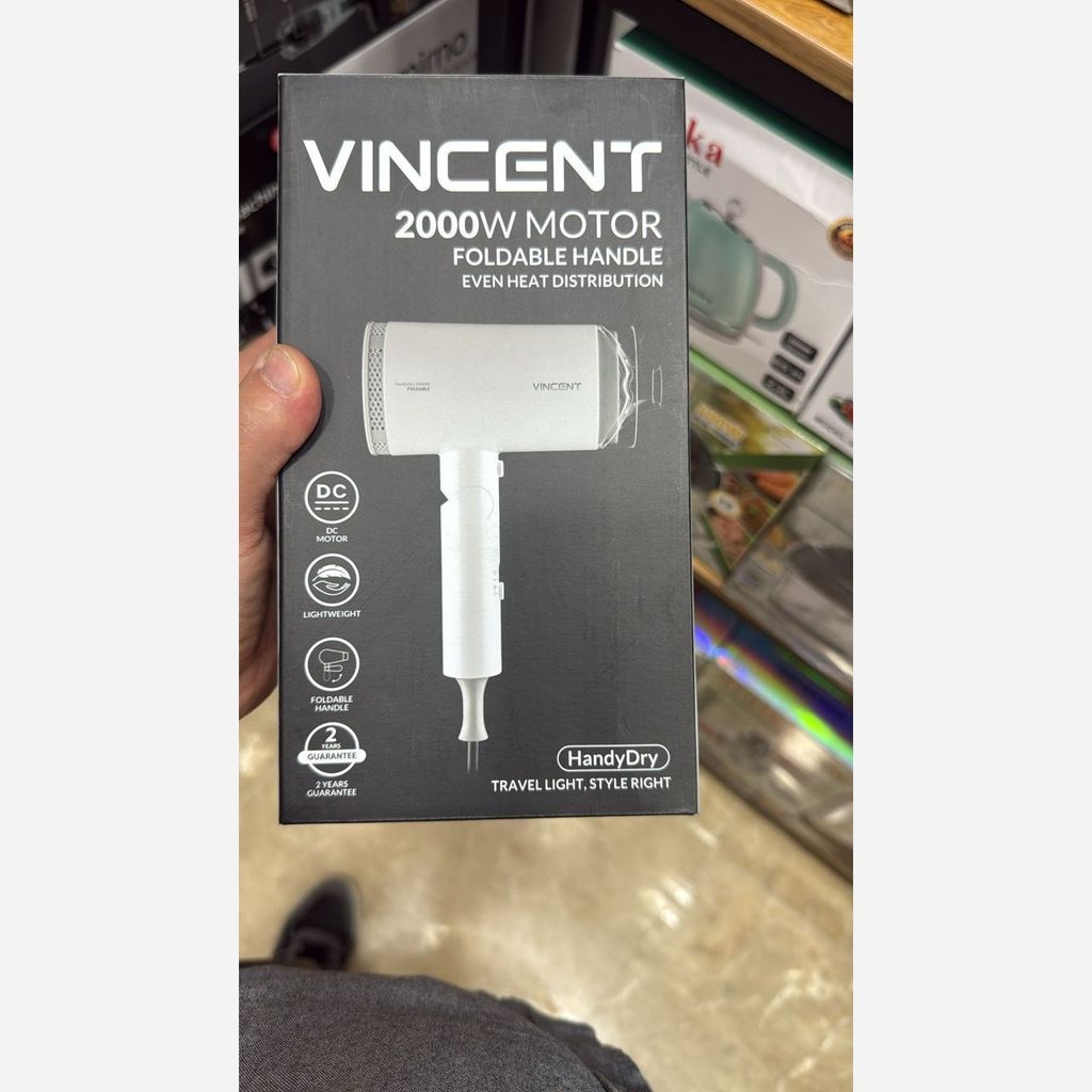 خرید اینترنتی قیمت سشوار مسافرتی وینسنت VINCENT مدل HD3120