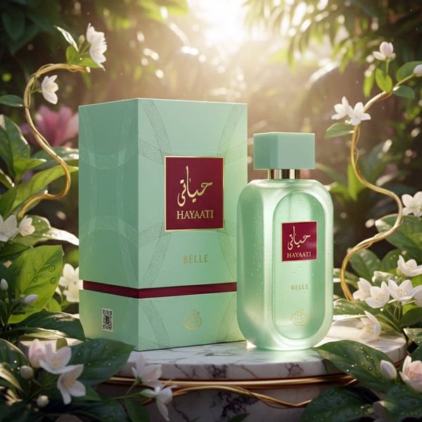 عطر جعبه هاردباکس شیک خوشبو اصل امارات زنانه حیاتی بله فراگرنس ورد