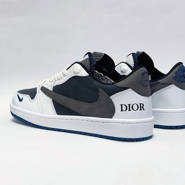 کتانی تراویس اسکات کاستوم طرح دیور Travis Scott Dior