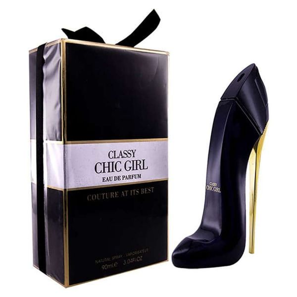 ادکلن CLASSY CHIC GIRL FRAGRANCE WORLD ادکلن گود گرل کفشی فراگرانس وورد