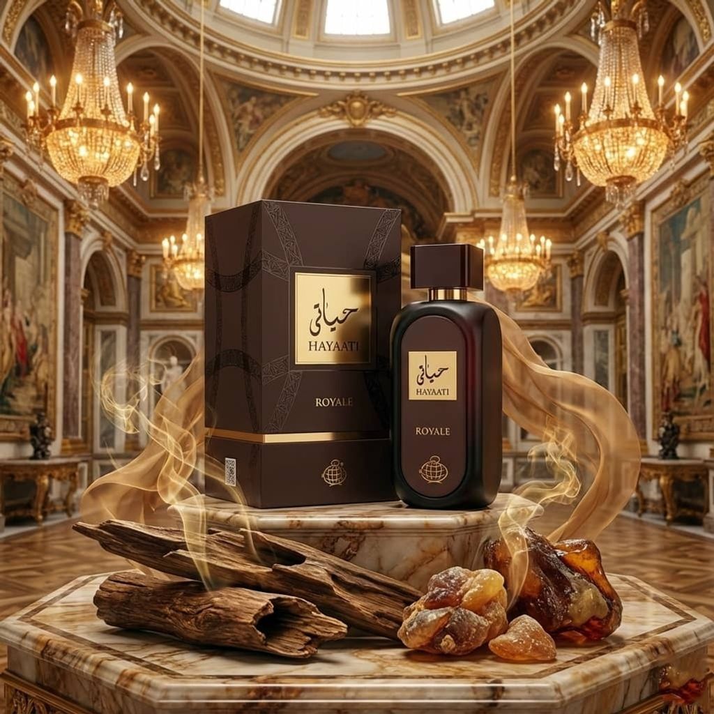 خرید اینترنتی عطر جعبه هاردباکس رایحه خاص اصل امارات مردانه حیاتی رویال فراگرنس ورد