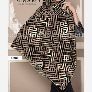 روسری نخی قواره 130 سیمارو کدH309