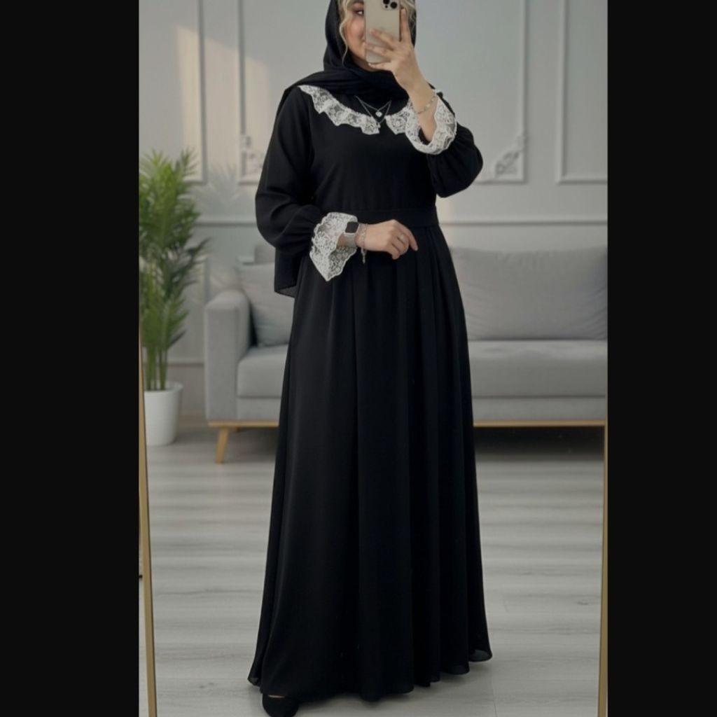 قیمت ارزان عبا یقه گیپور