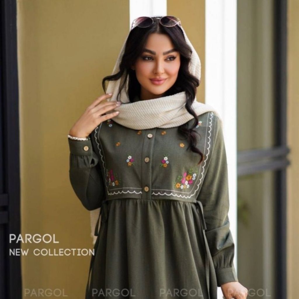 خرید اینترنتی پیراهن گلدوزی شده ماریا