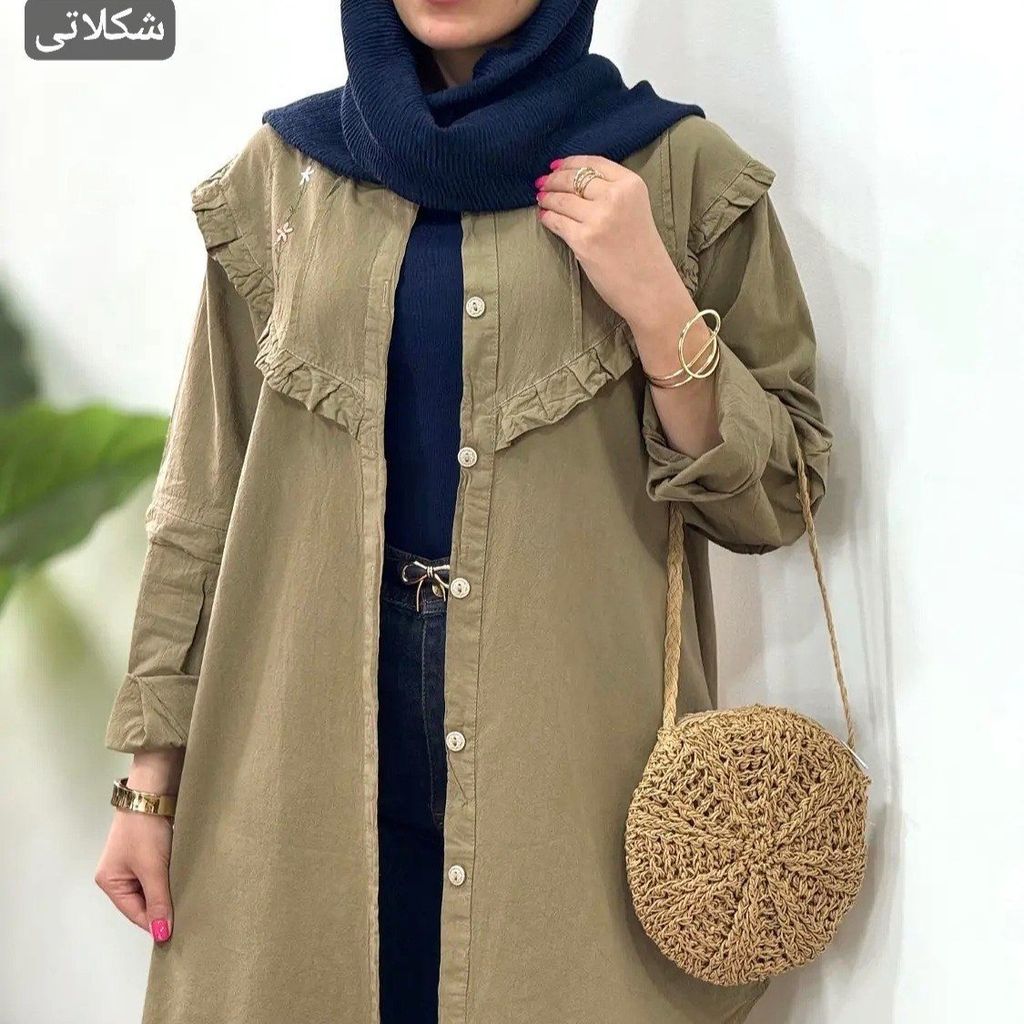 قیمت ارزان مانتو الیاف روشنا