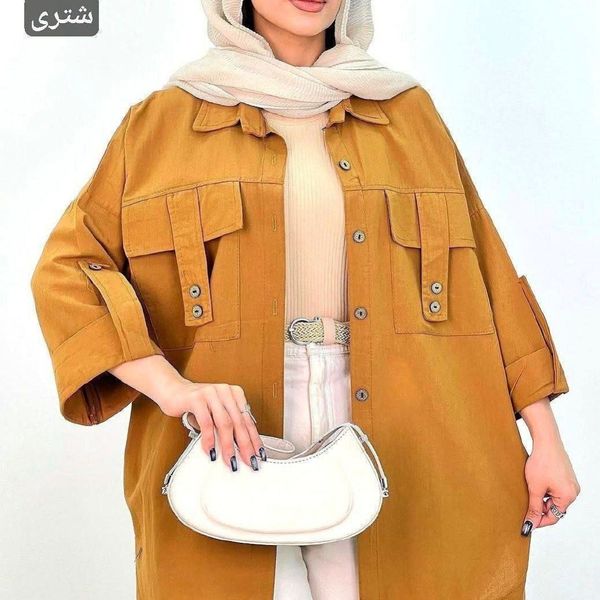 مانتو جیب صلیب لمپارد