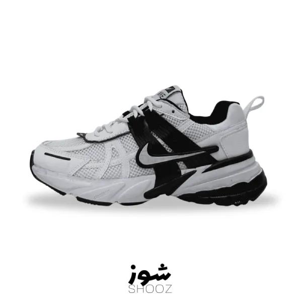 کتونی زنانه نایک v2k سفید مشکی