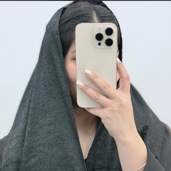 شال نگینی مشکی sandal
