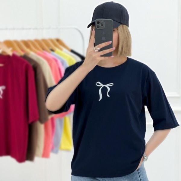تیشرت دخترانه پاپیونی ماهرخ