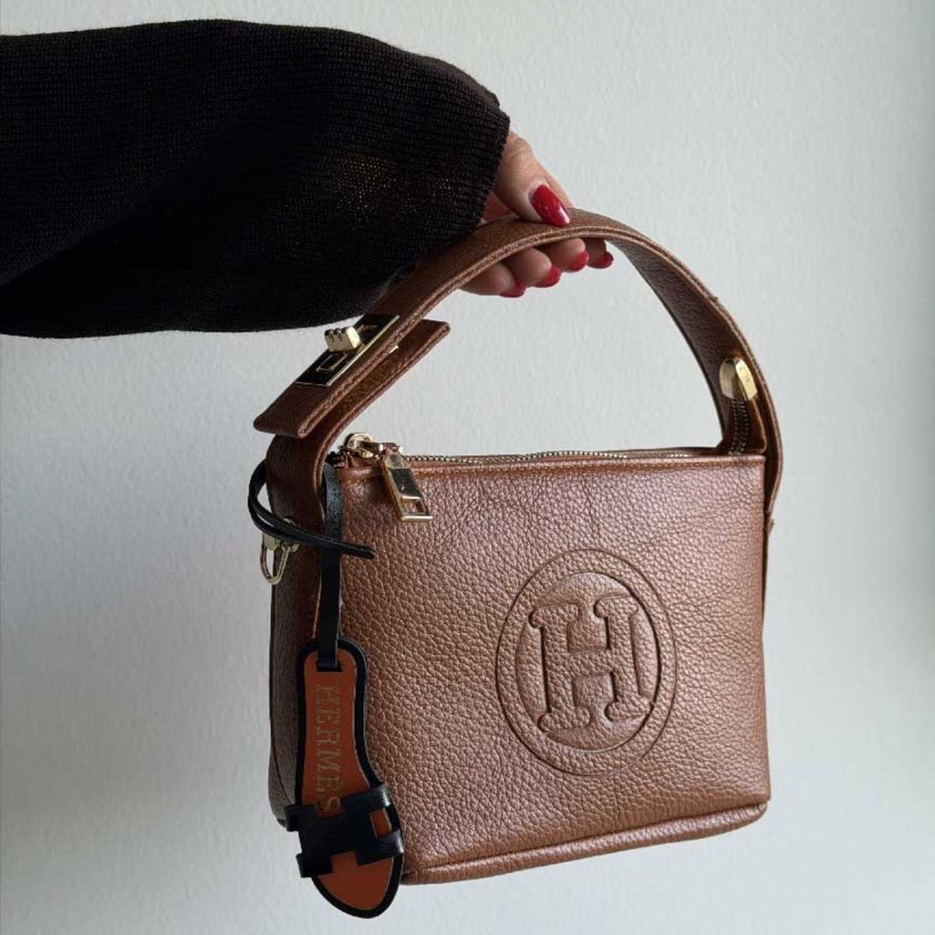 فروش اینترنتی کیف دسته قفل دار HERMES کد 280520