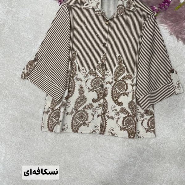 شومیز لینن بته جقه