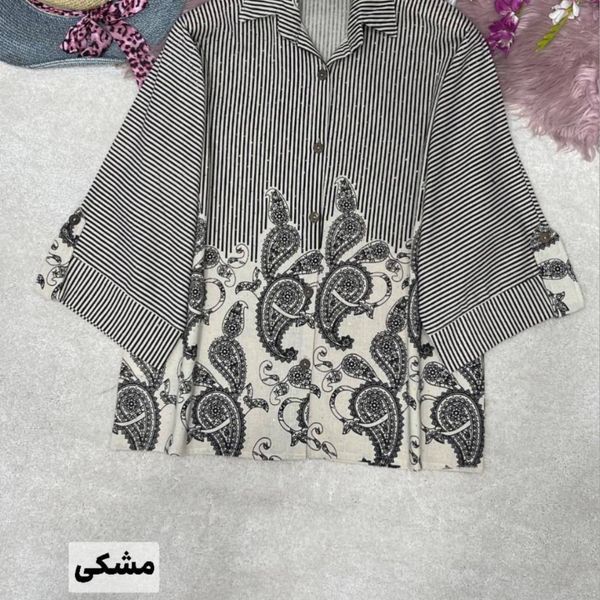 شومیز لینن بته جقه