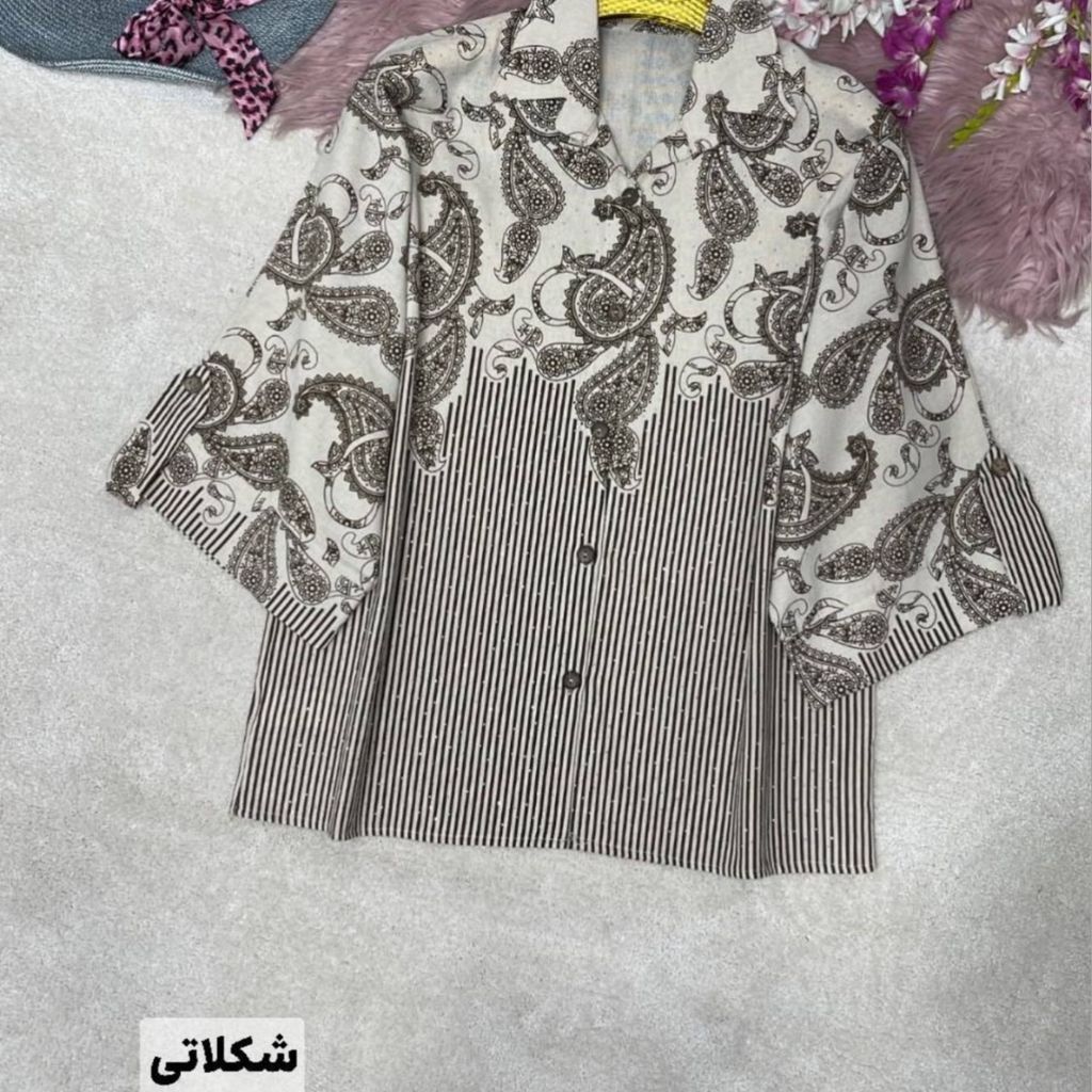 قیمت ارزان شومیز لینن بته جقه