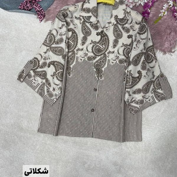 شومیز لینن بته جقه