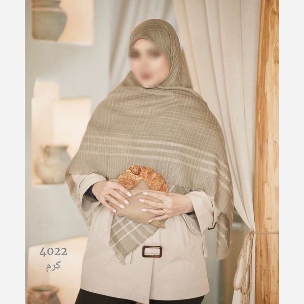 روسری لنین لمه دار قواره 140 کد3