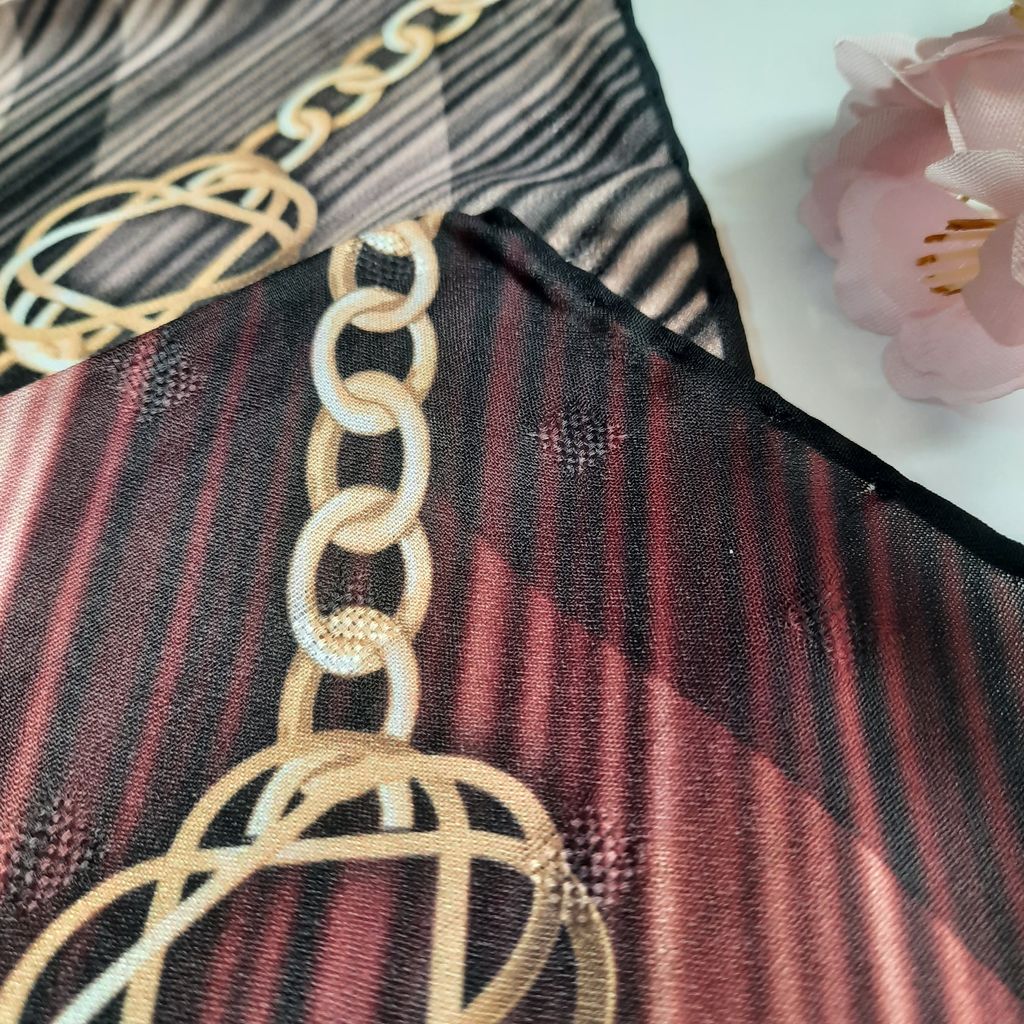 قیمت روسری نخی قواره 130 سیمارو کدV8382-6