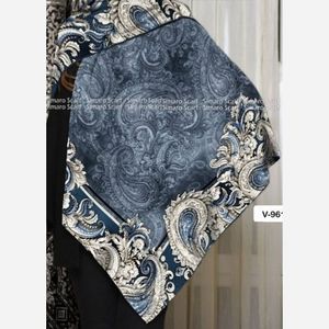 خرید اینترنتی قیمت روسری نخی قواره 130 سیمارو کد V9618