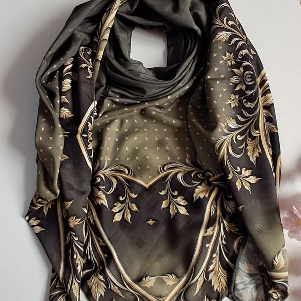 روسری نخی قواره 130 سیما رو کد V8686-2