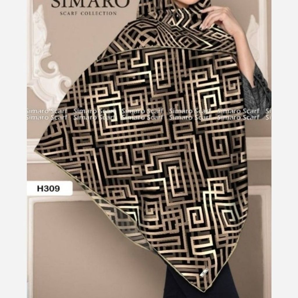 خرید اینترنتی قیمت روسری نخی قواره 130 سیمارو کدH309