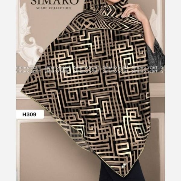 روسری نخی قواره 130 سیمارو کدH309