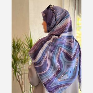 قیمت ارزان روسری نخی قواره 140 سی تو کد NA73