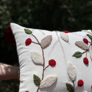 قیمت ارزان کاور کوسن طرح شاخه گل 🌹