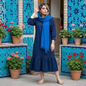 فروش اینترنتی مانتو پیراهنی جدید با الیاف طبیعی