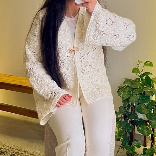 کت قلاب‌بافی زنانه