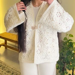 کت قلاب‌بافی زنانه