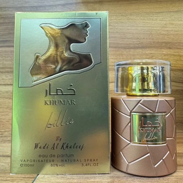 ادکلن خمار بیلی وادی الخلیج KHUMAR Billie حجم 100 میل مشابه بیلی آیلیش طلا