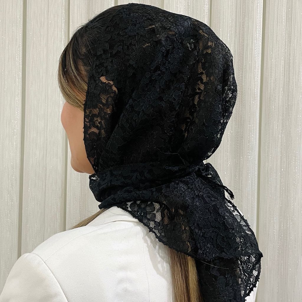 قیمت مینی اسکارف سه گوش دانتل مدل نلی (کالکشن فروزان نریمیسا)