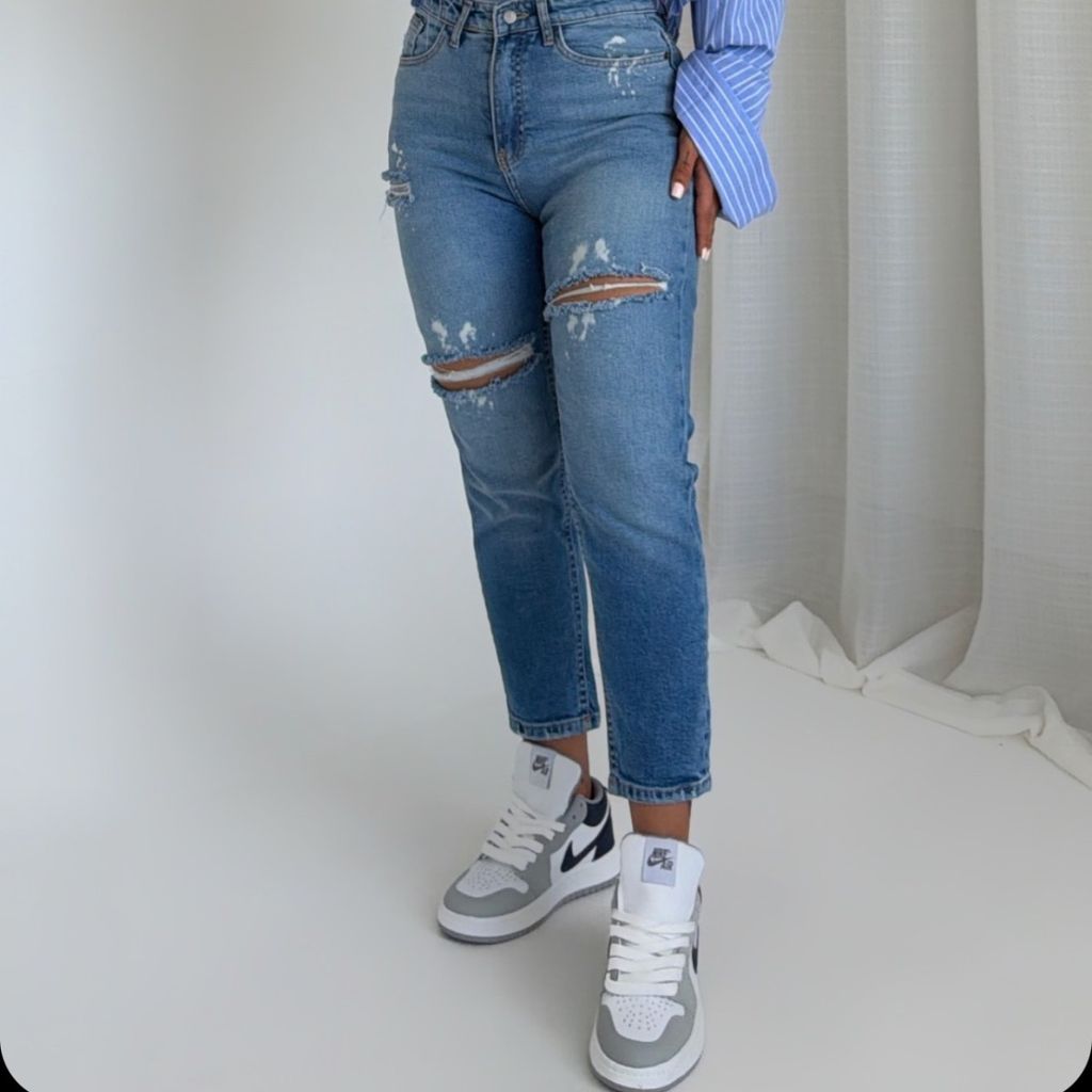 فروش اینترنتی شلوار جین آبی فیت SKINNY SKY کد : 70699
