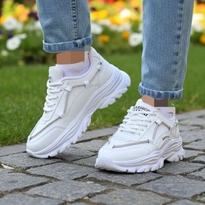 کفش لژدار زنانه چرم مدل کنزو سفید