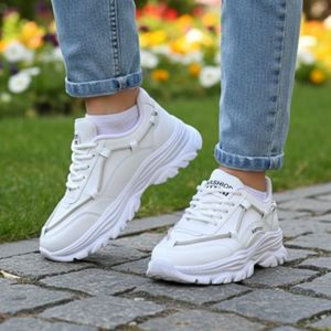 کفش لژدار زنانه چرم مدل کنزو سفید