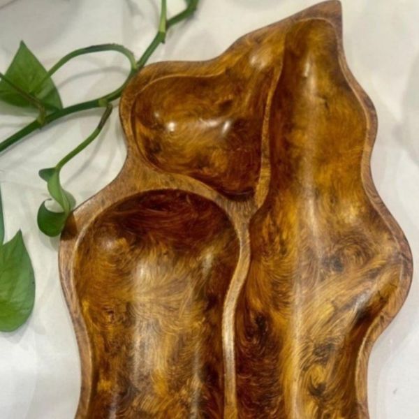 اردو خوری طرح چوب _ سنگ هنری مصنوعی