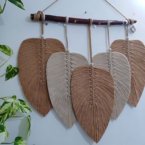دیوارکوب برگ مکرومه دکوراتیو آرت بیوتی